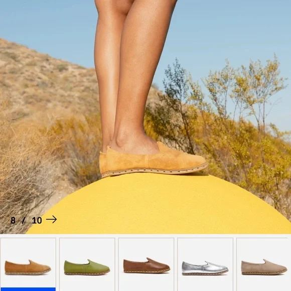 New/never worn Como Taba Sabah Brown Suede Loafers - Picture 6 of 7